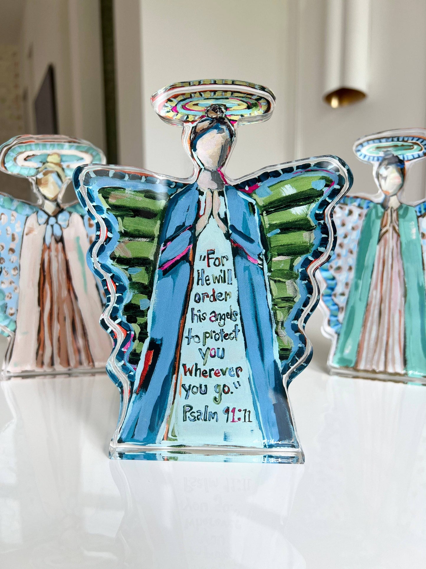 "To Protect You Angel" acrylic