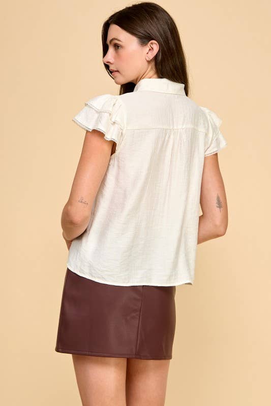 Ivory Whisper Blouse