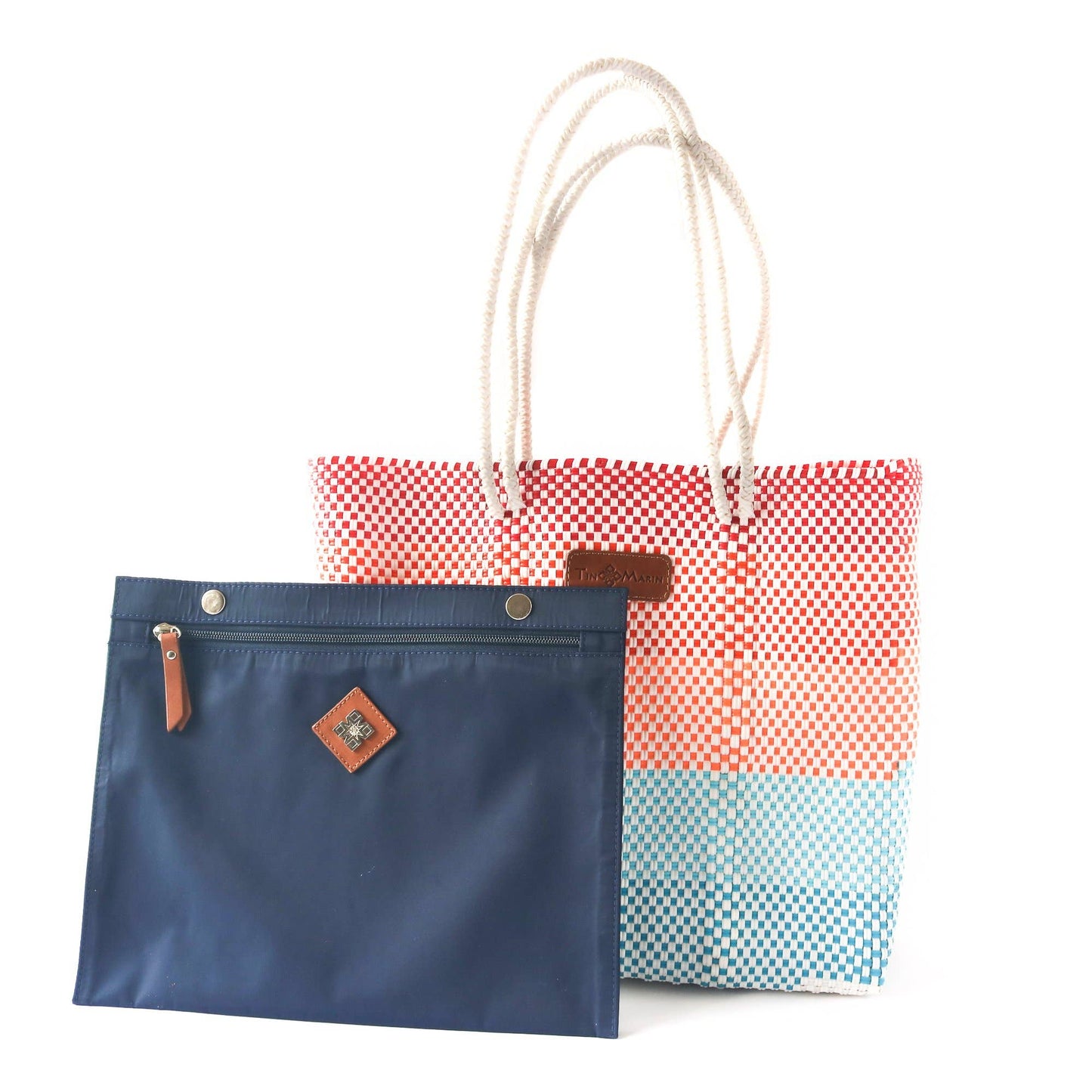 SALE 40% off Sunrise Woven Tote Bag