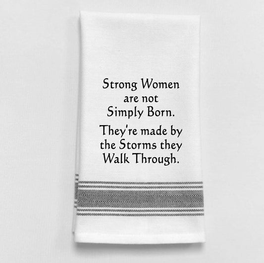  Strong women are not simply born...