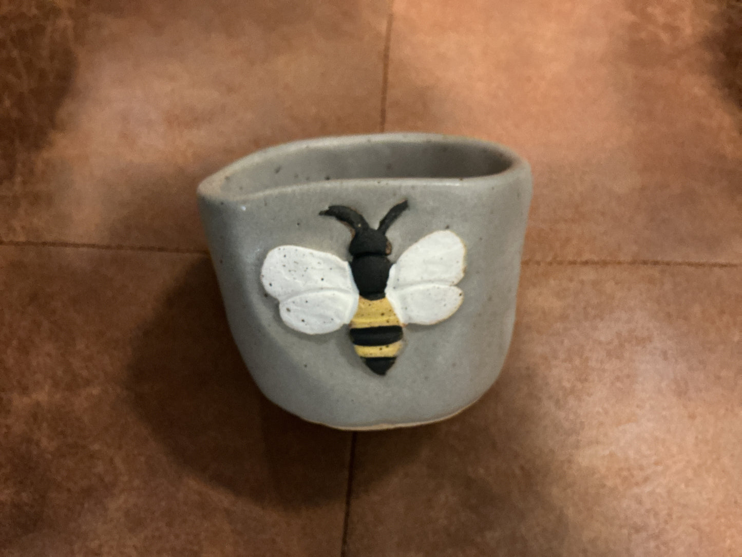 Bee Pottery Candles