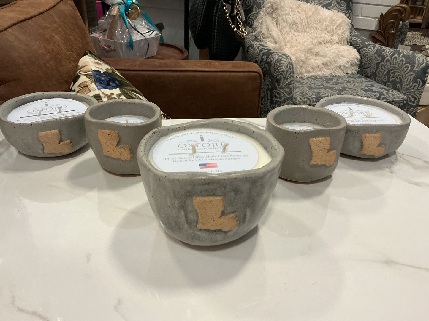 Louisiana Pottery Candles