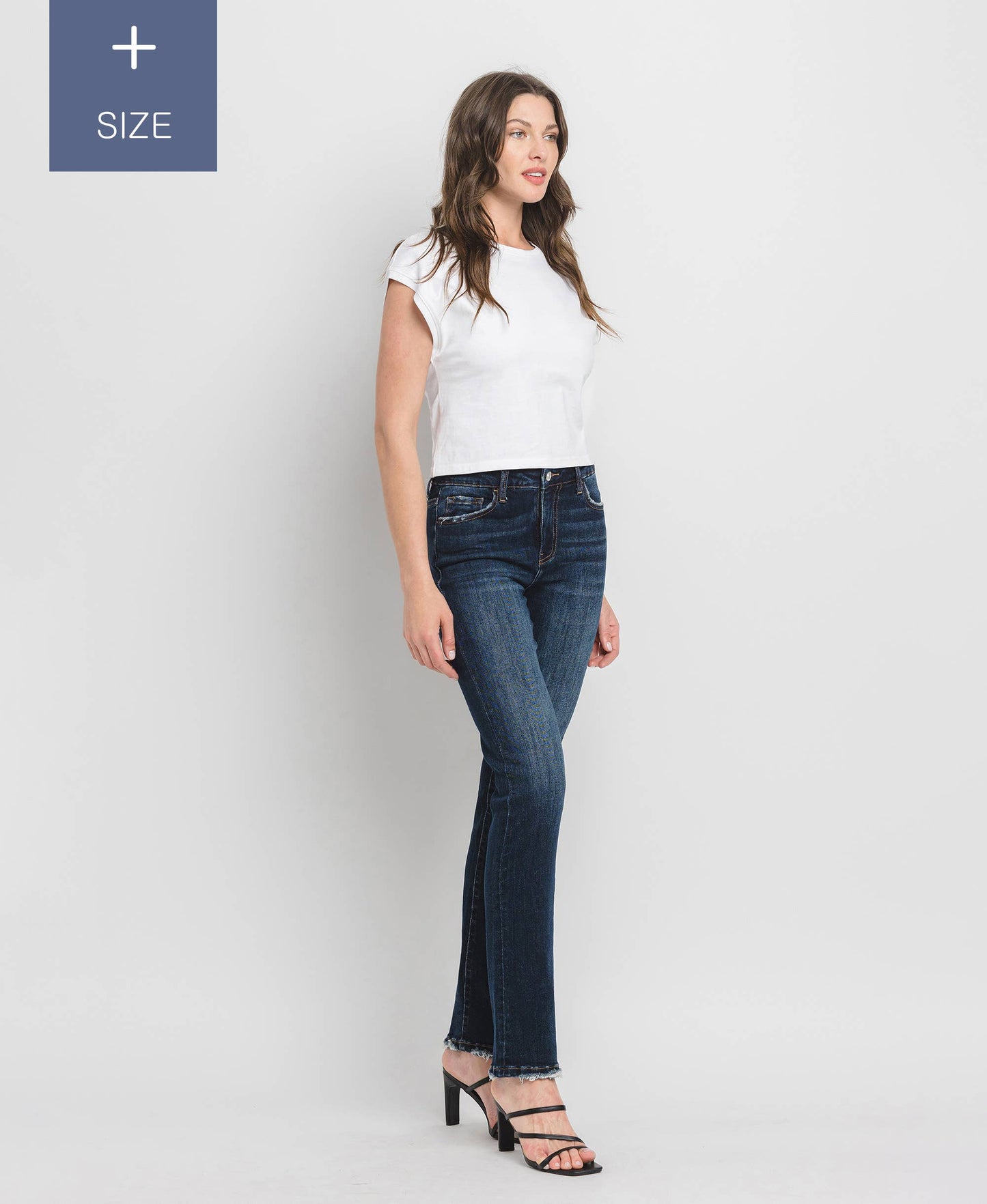Loveret High Rise Slim Straight Jeans - Curvy