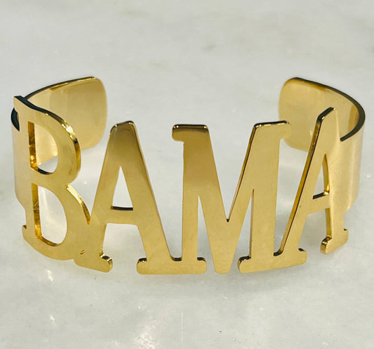 NEW! BAMA Bangle Bracelets Tarnish Resistant All Caps -