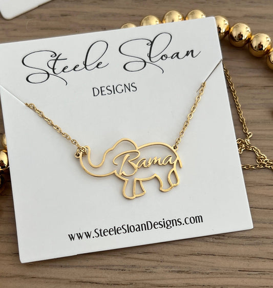 Bama Elephant Necklace