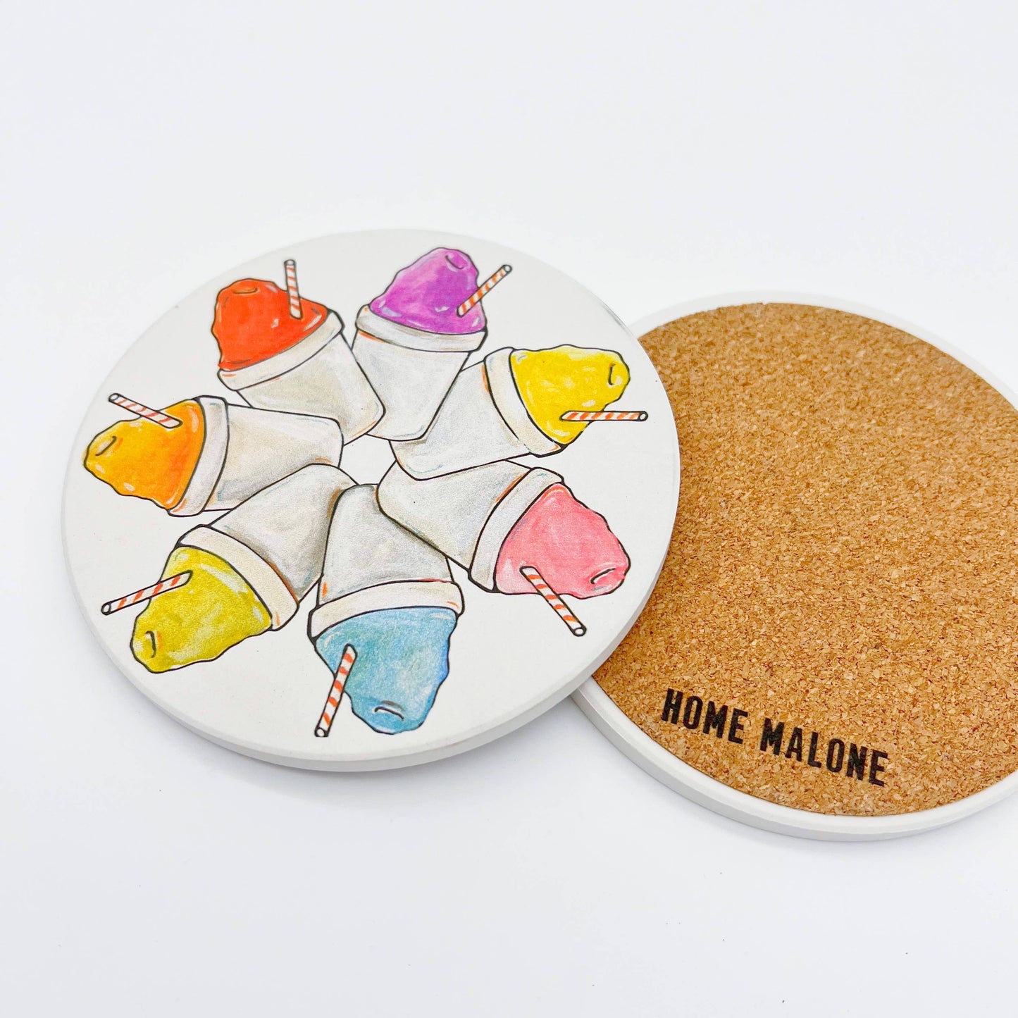 Sno-Ball Wreath Coaster