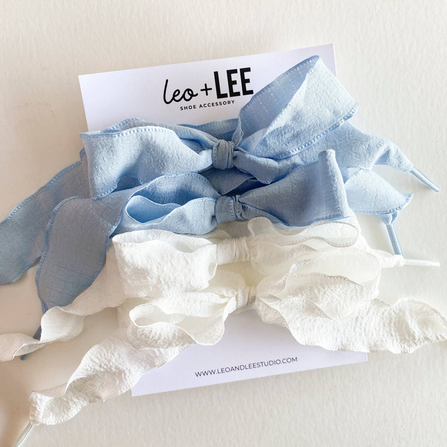  Shoe Lace Sets - Ribbon Bow Shoe Accessories