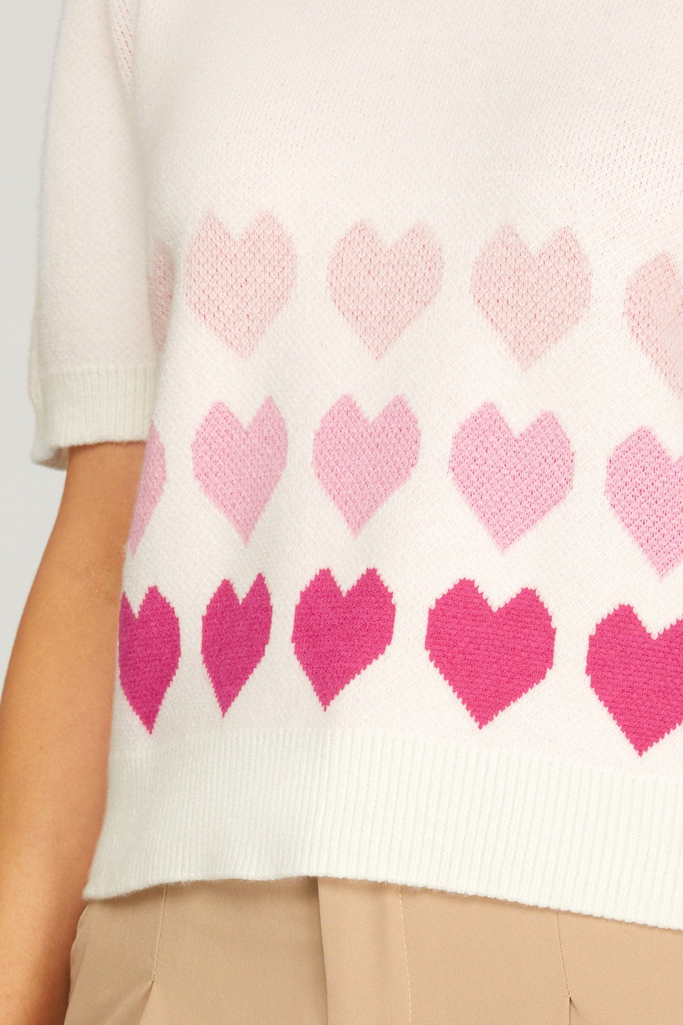 All my Hearts Puff sleeve Sweater