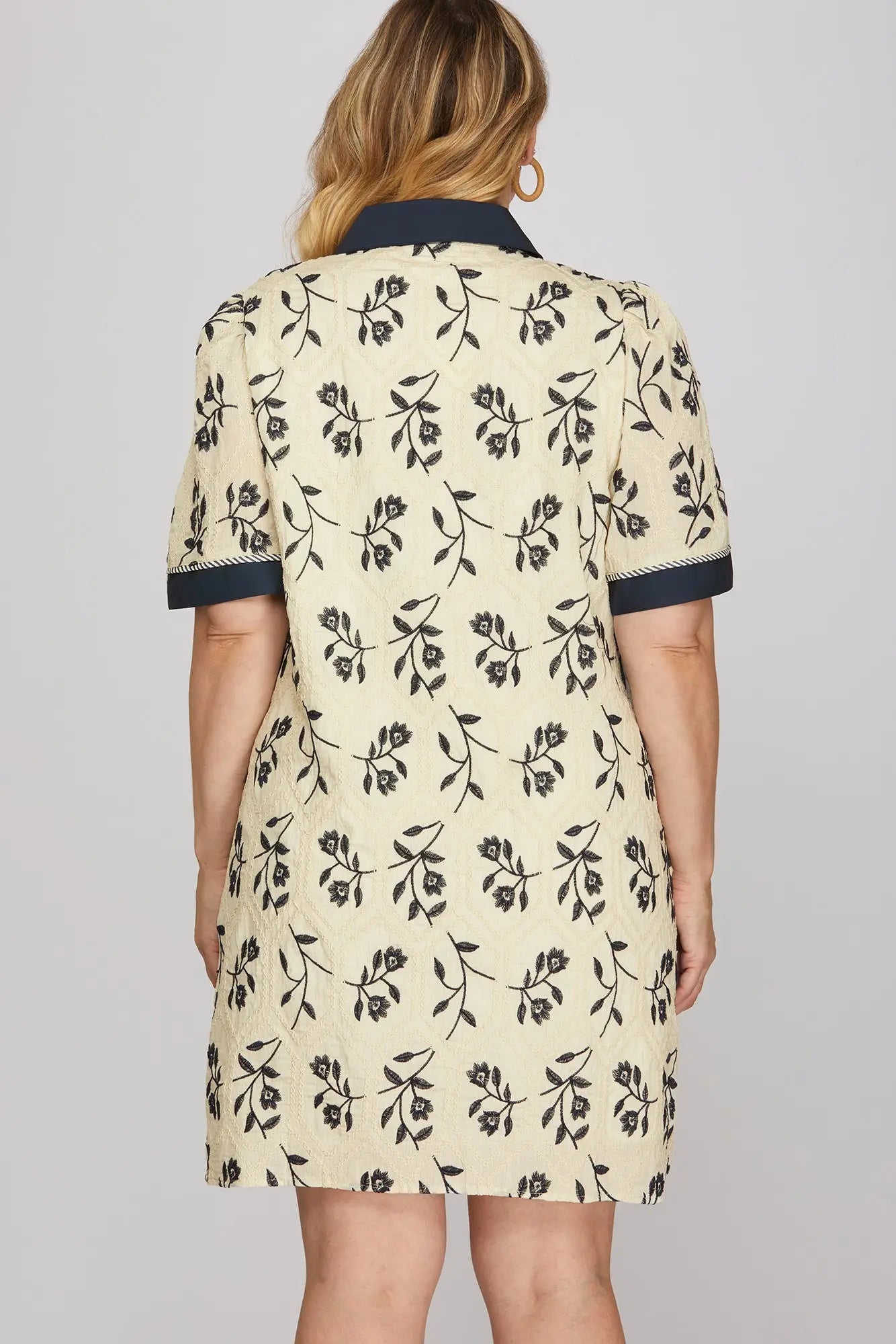 Midnight Meadows Dress - Curvy