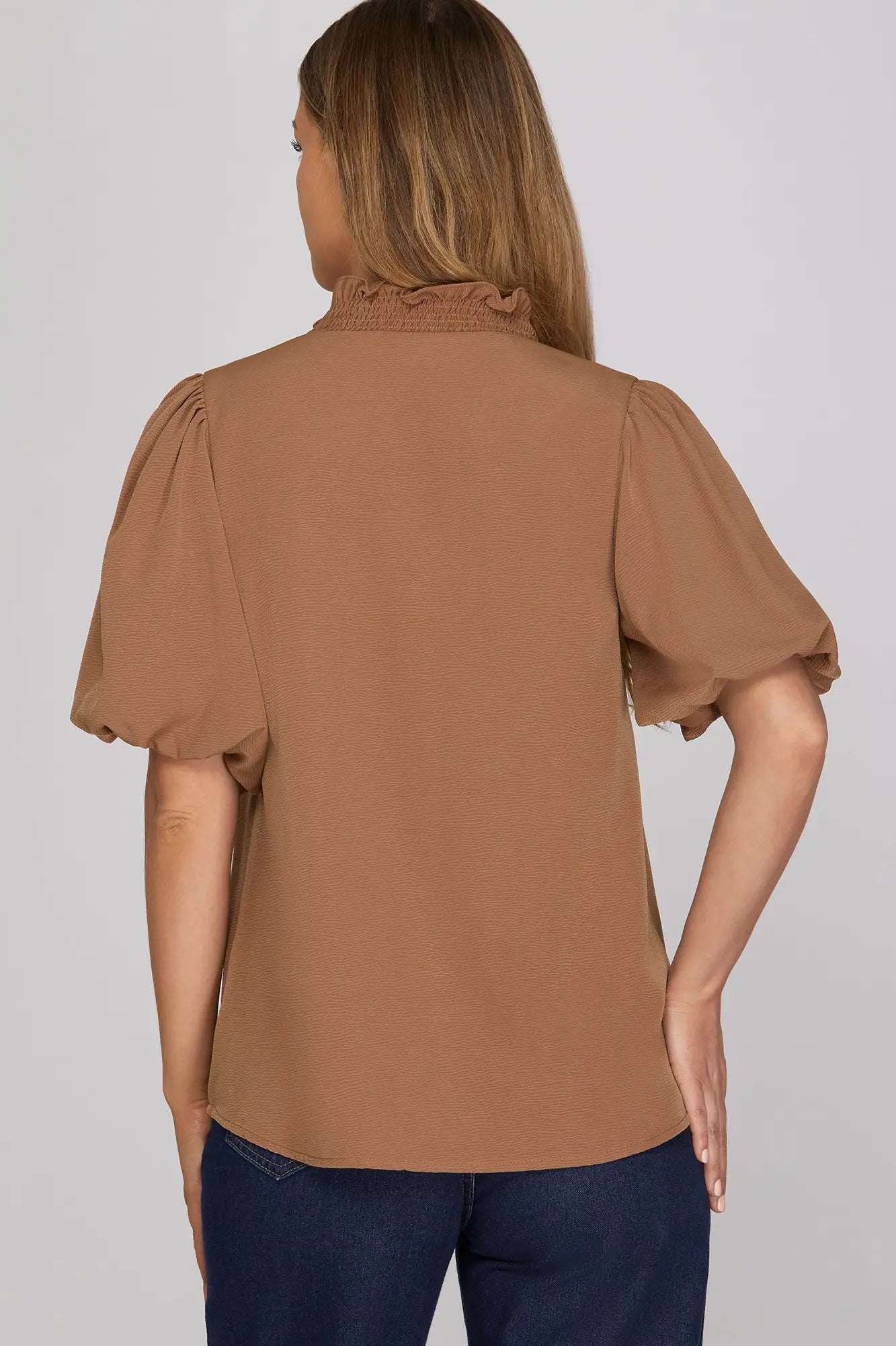 The Charolette Mocha Top