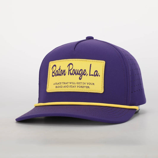 Baton Rouge, LA Rope Hat with Patch