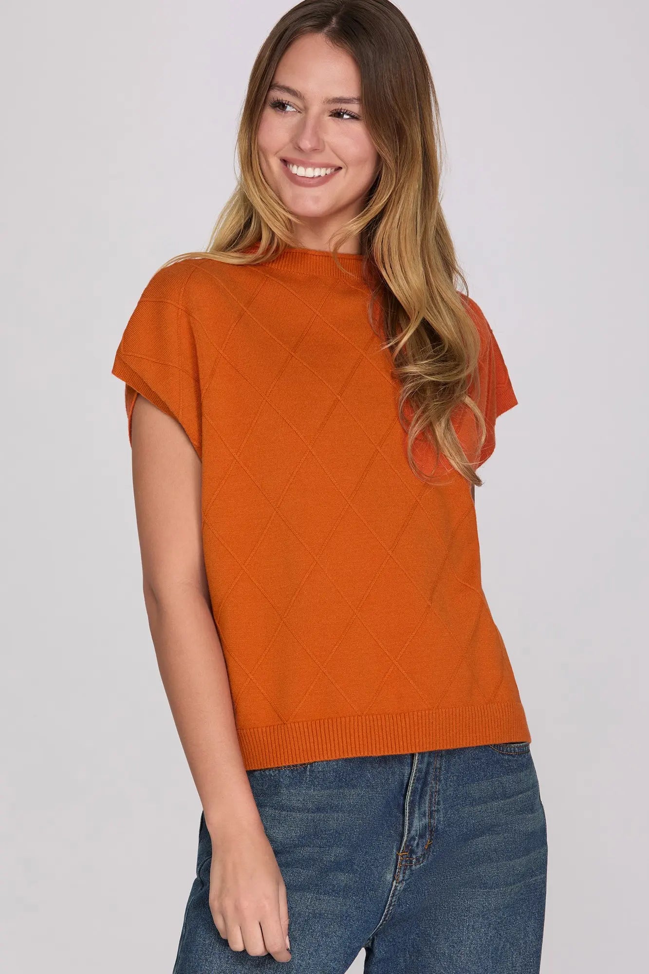 Autum Ridge Sweater in Pumpkin