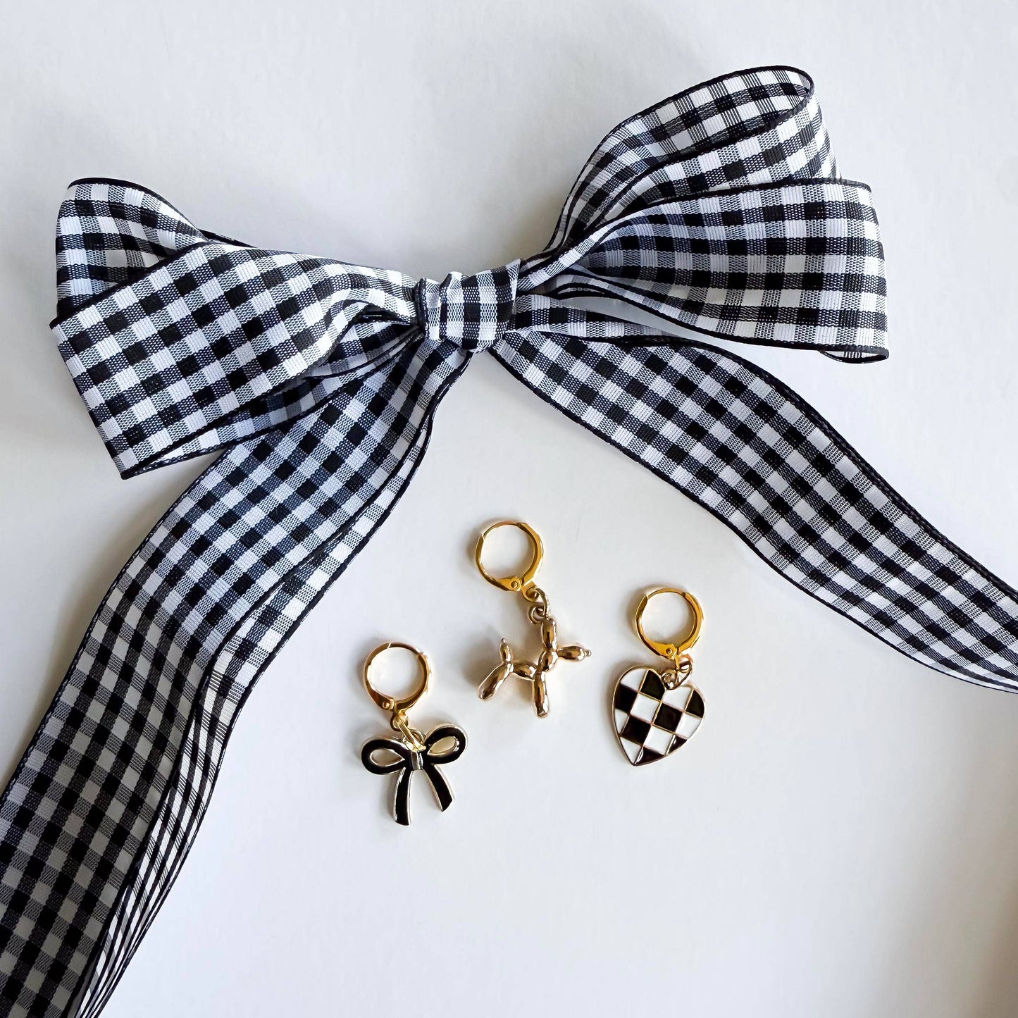 Gingham Shoe Charms and Lace Sets | Sneaker Charm Sets