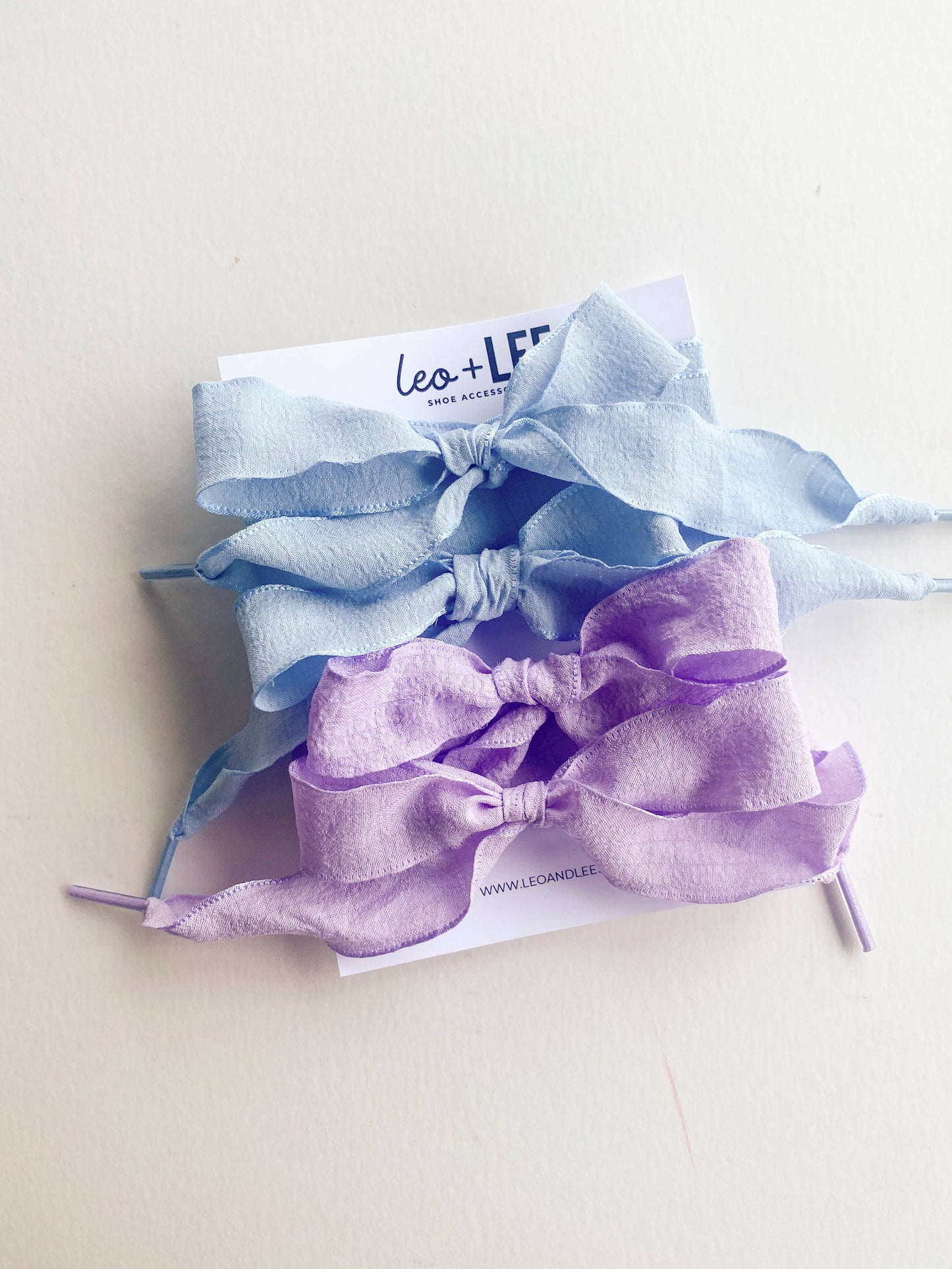  Shoe Lace Sets - Ribbon Bow Shoe Accessories