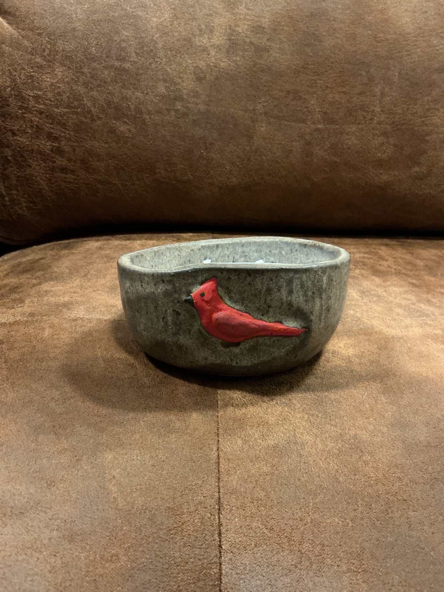 Cardinal Pottery Candles