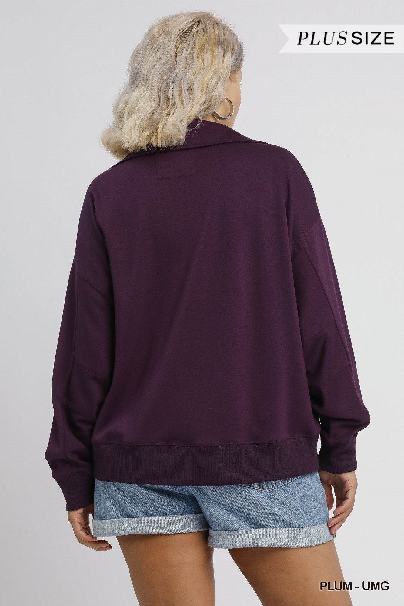 The Berry Glow Top  Peacock  Curves