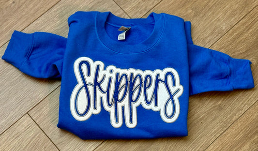 MHS Skippers Embroidery Crew Neck - PREORDER