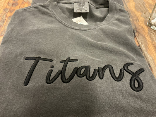Titans embroidery Puff