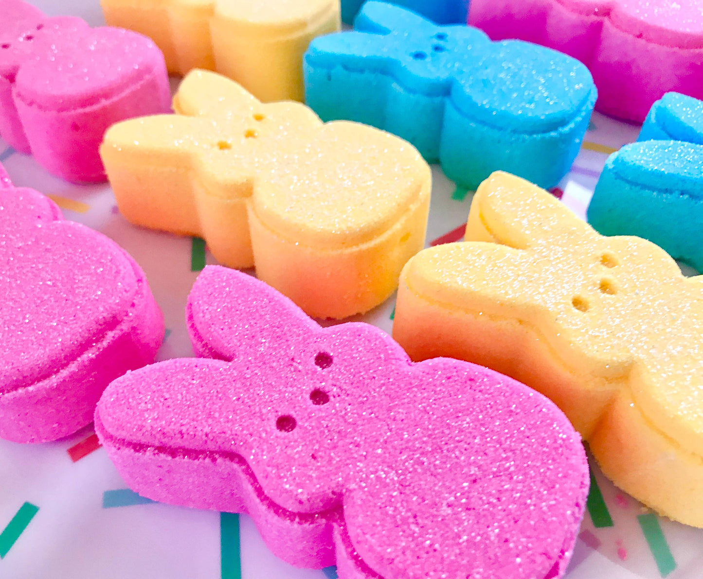 Bunny Peep Inspired Bath Bombs