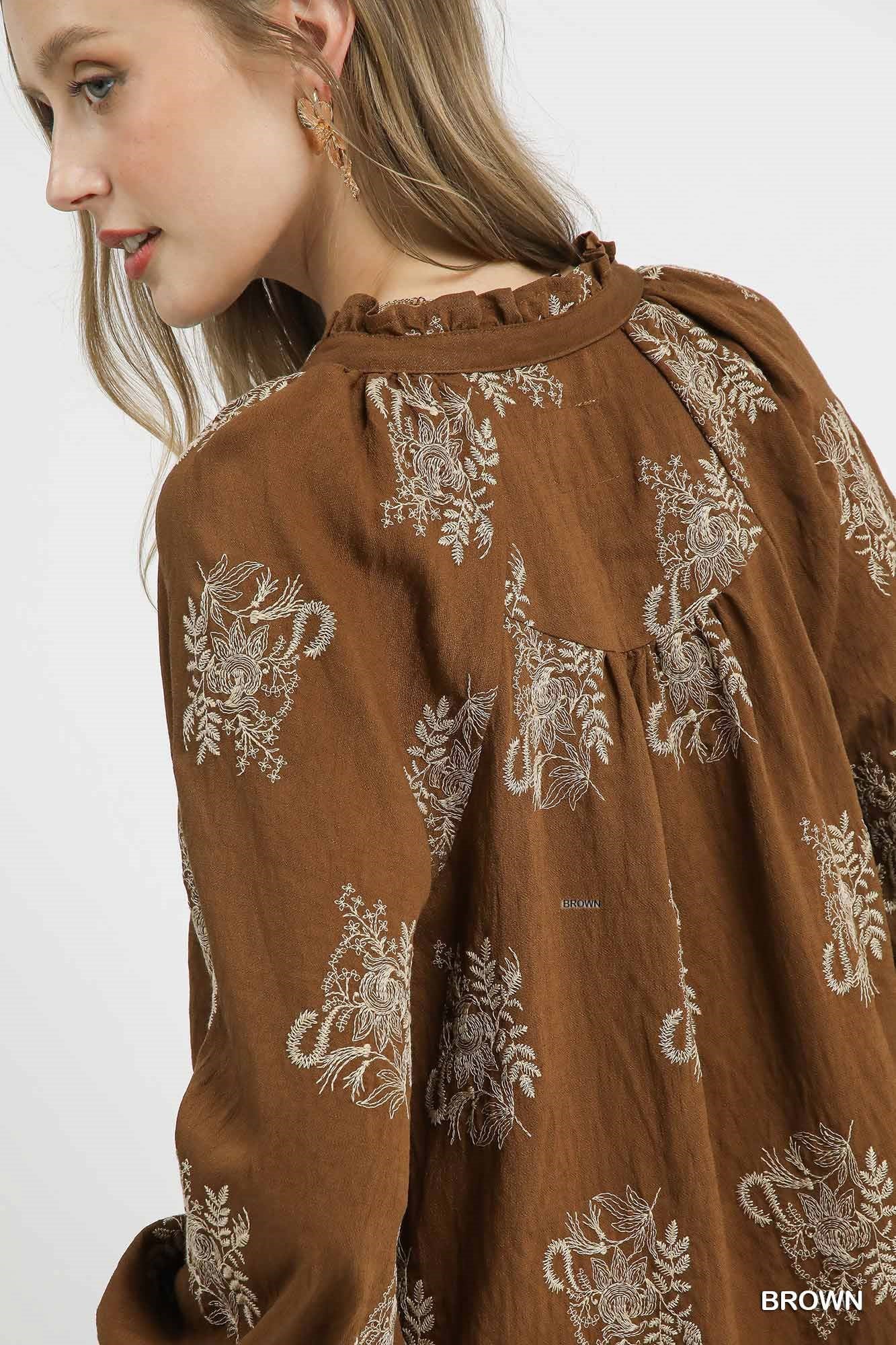 Fawn - The Blouse  Peacock  Curves