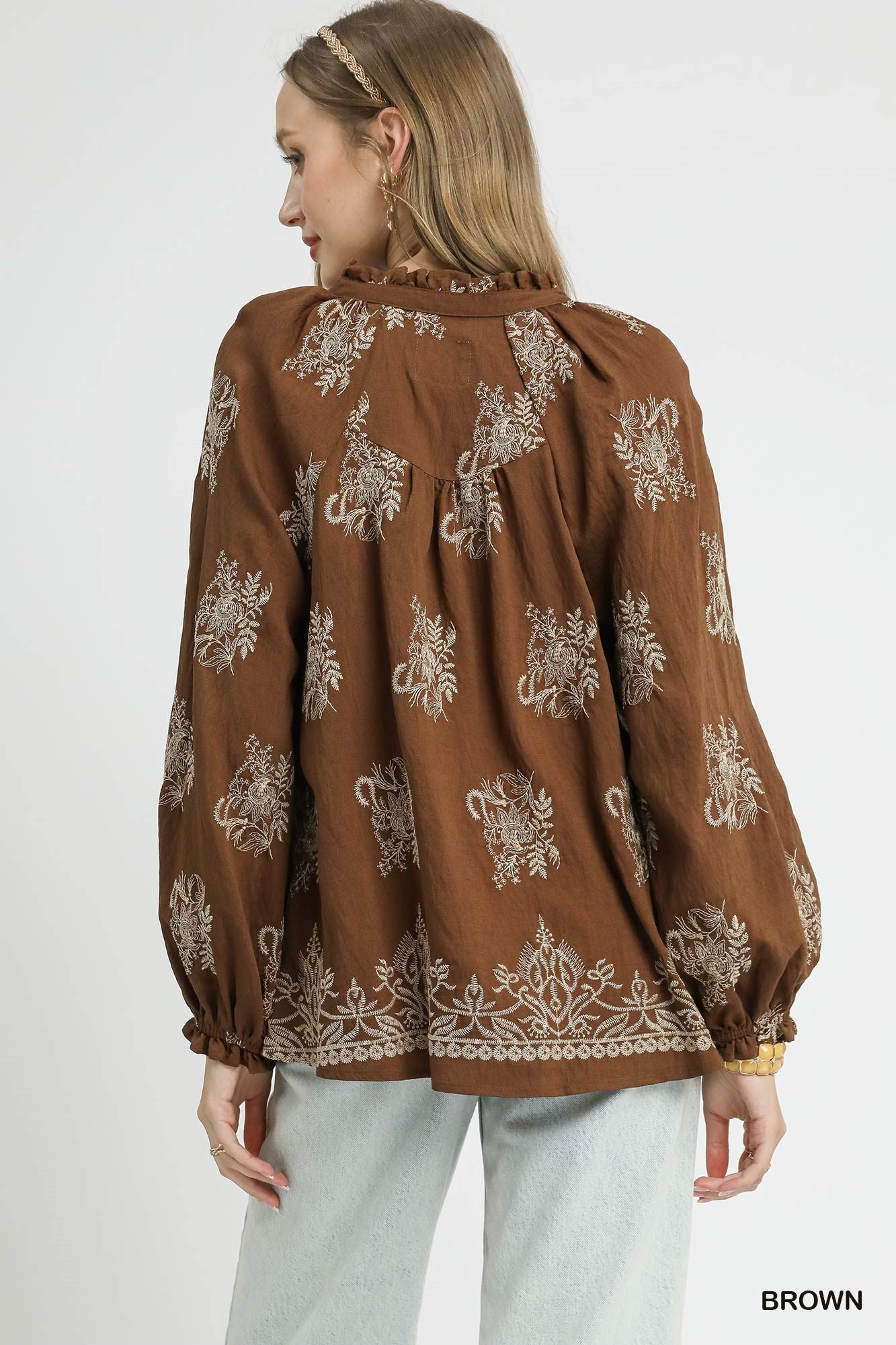 Fawn - The Blouse  Peacock  Curves