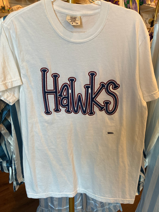 Hawks red and navy puff