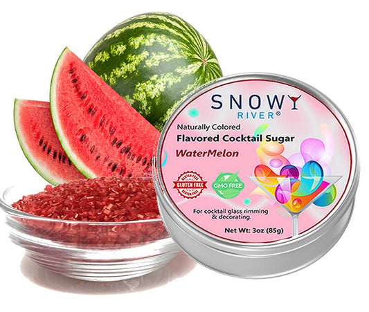 Snowy River Watermelon Flavored Cocktail Sugar (1x3oz)