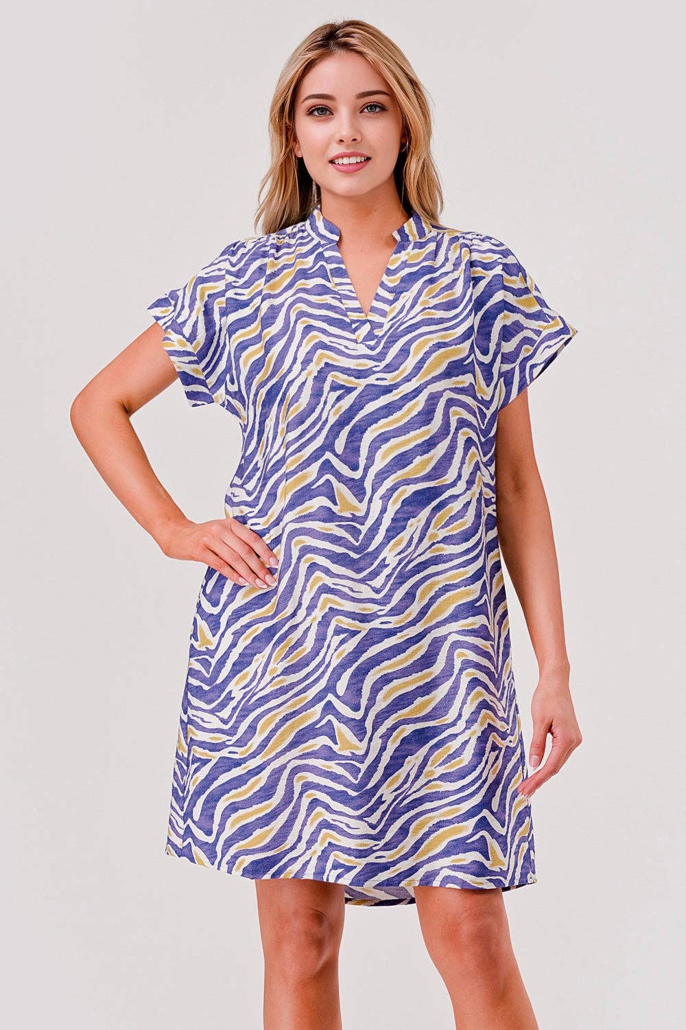 Tiger Stripes Shift Dress