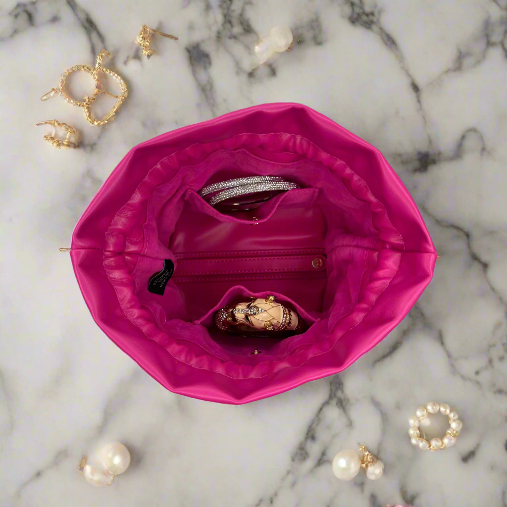 Ultra Jewelry Case - Fuchsia Velvet