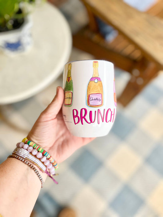 Brunch Babes 12 oz Tumbler  double insulated