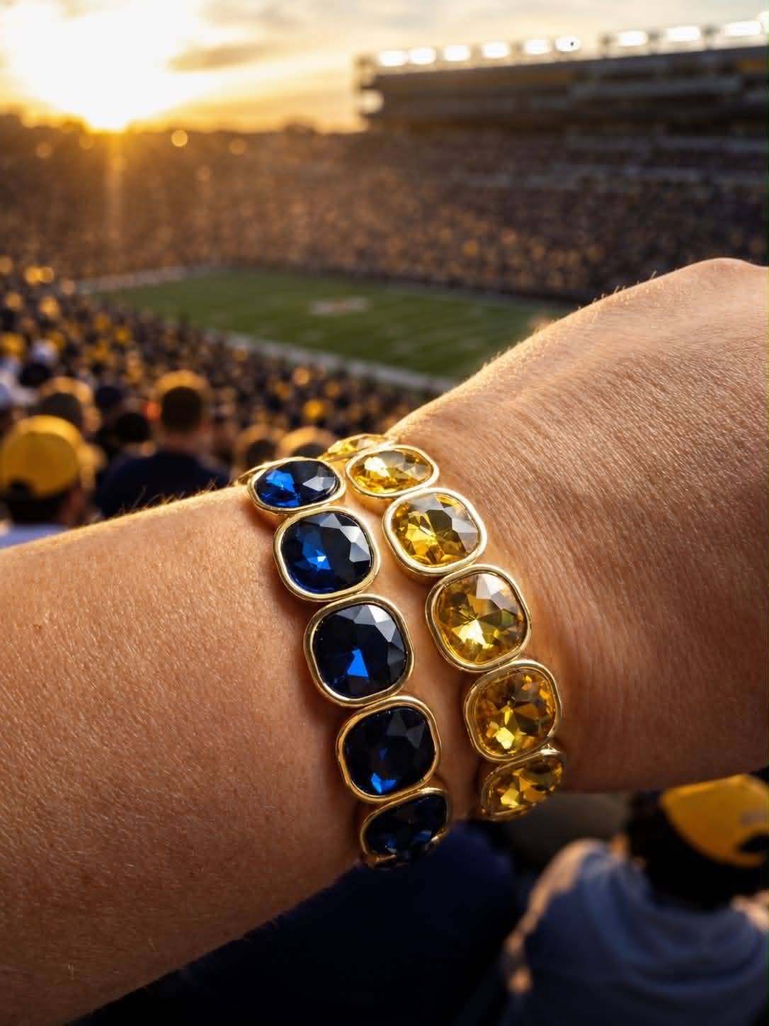 Colored Glam Bracelets