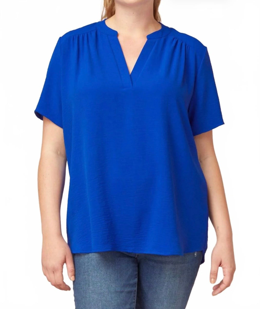 Ready in Royal Top - Peacock Curves