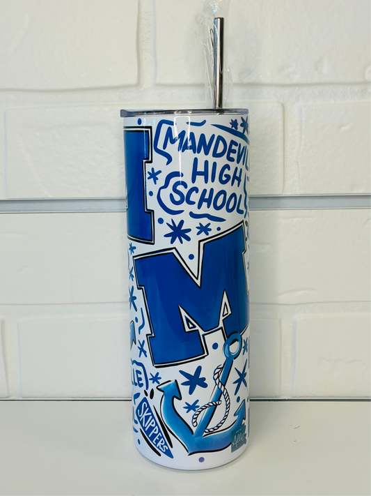 Mandeville School Spirit Tumblers