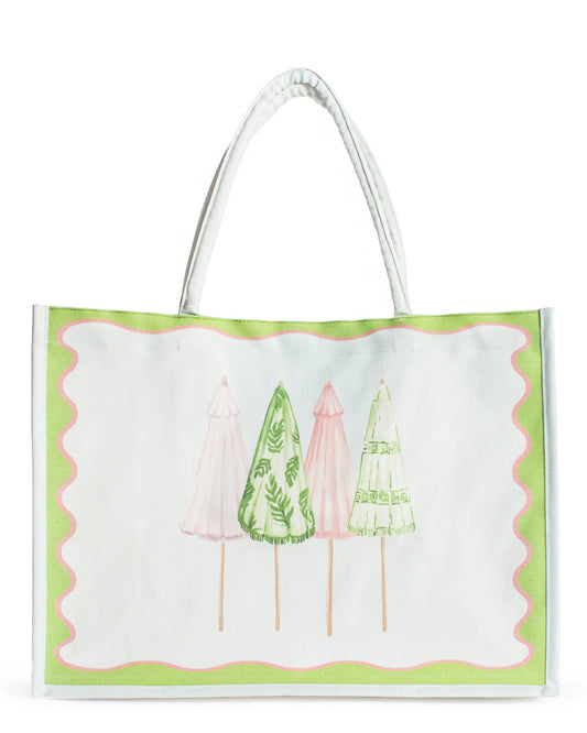 Riviera Tote   Blue/Multi   19x14x7.5