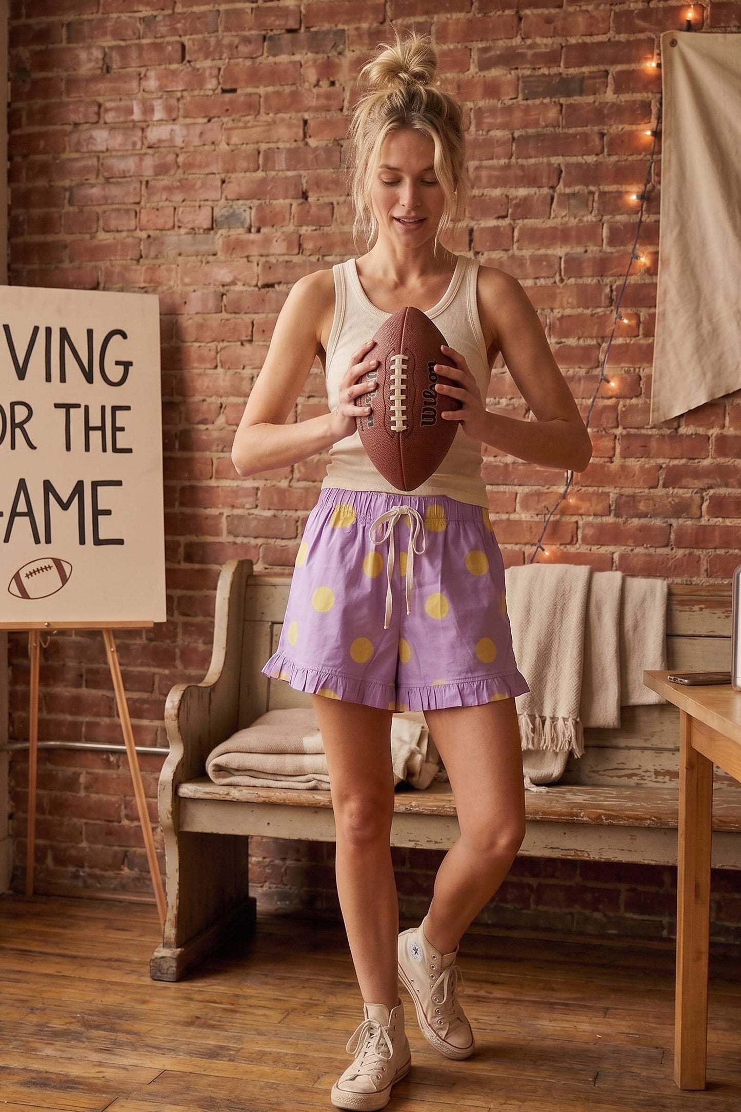 Geaux Girl Polka Dot Shorts