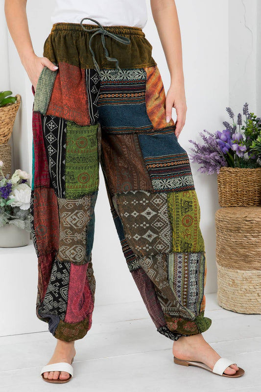 Patchwork Pants by Kathmandu Imports