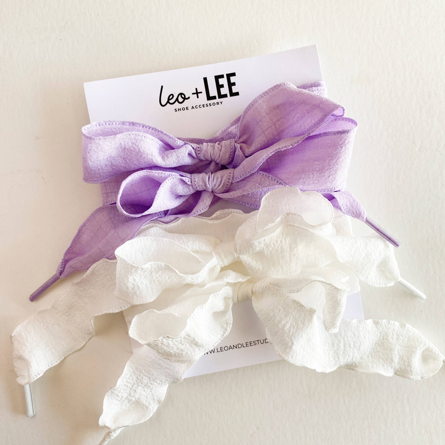  Shoe Lace Sets - Ribbon Bow Shoe Accessories