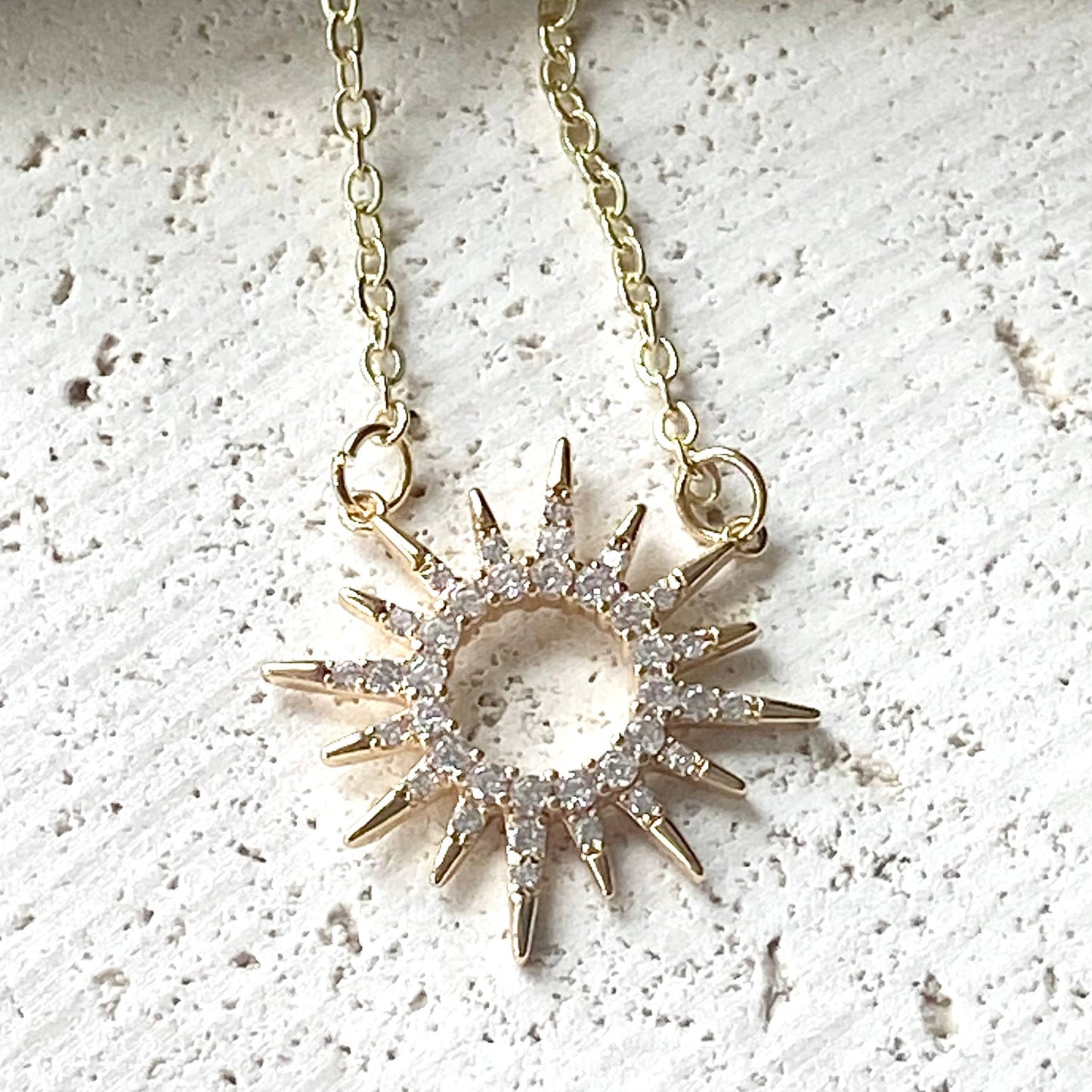 Sun celestial necklace
