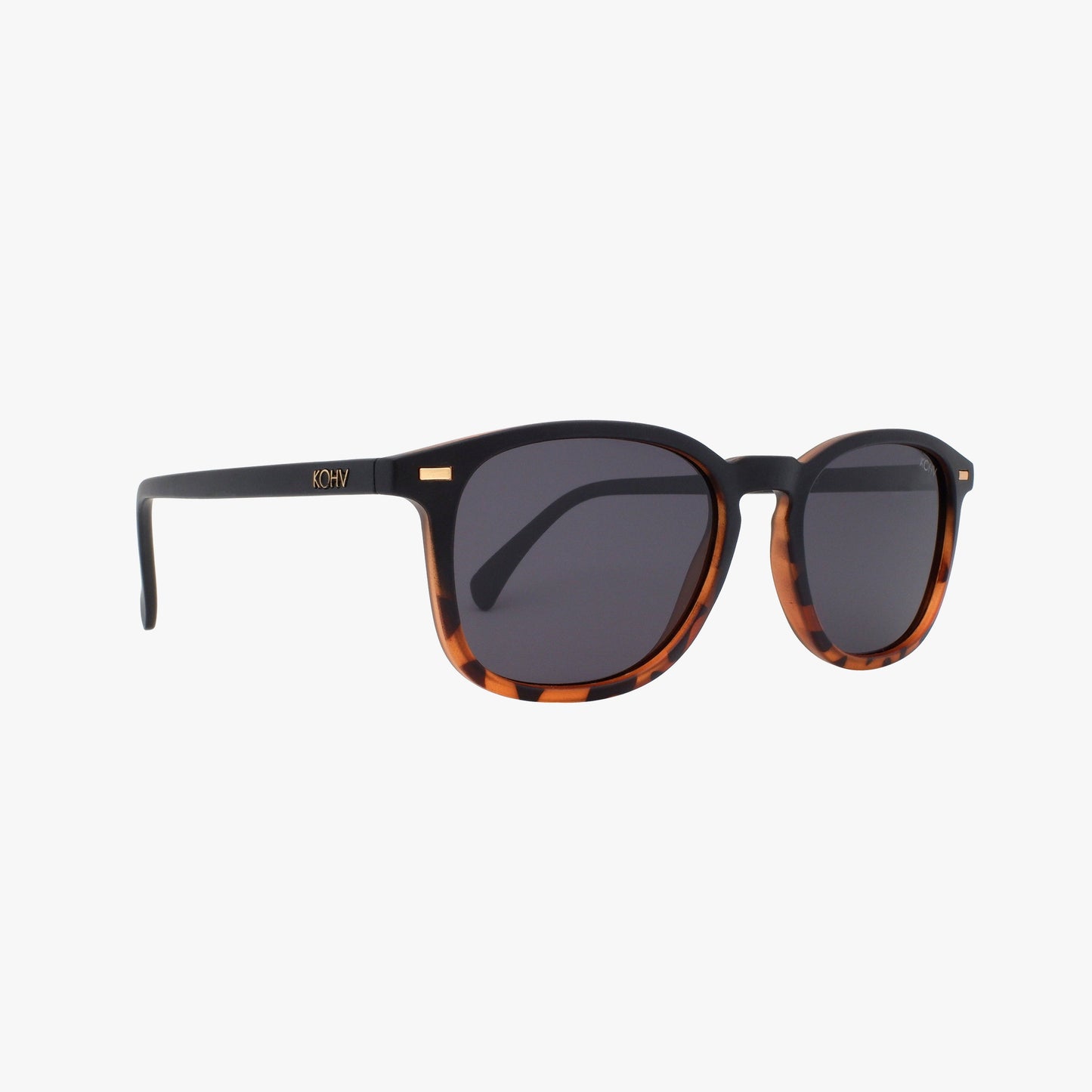 BEAN MATTE FADE Polarized Unisex Round Classic Sunglasses