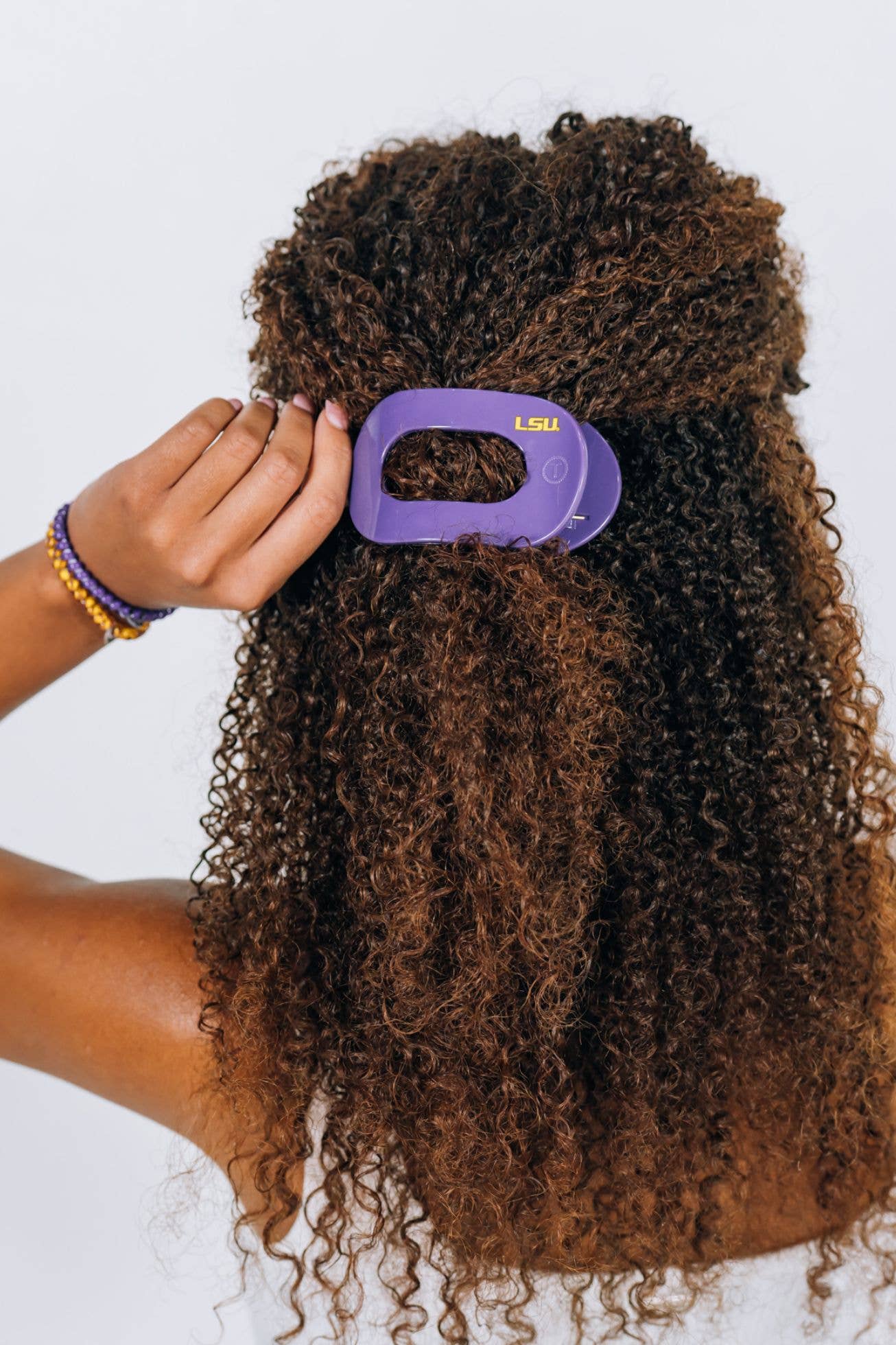 Round Flat Hair Clip | Med. | LSU