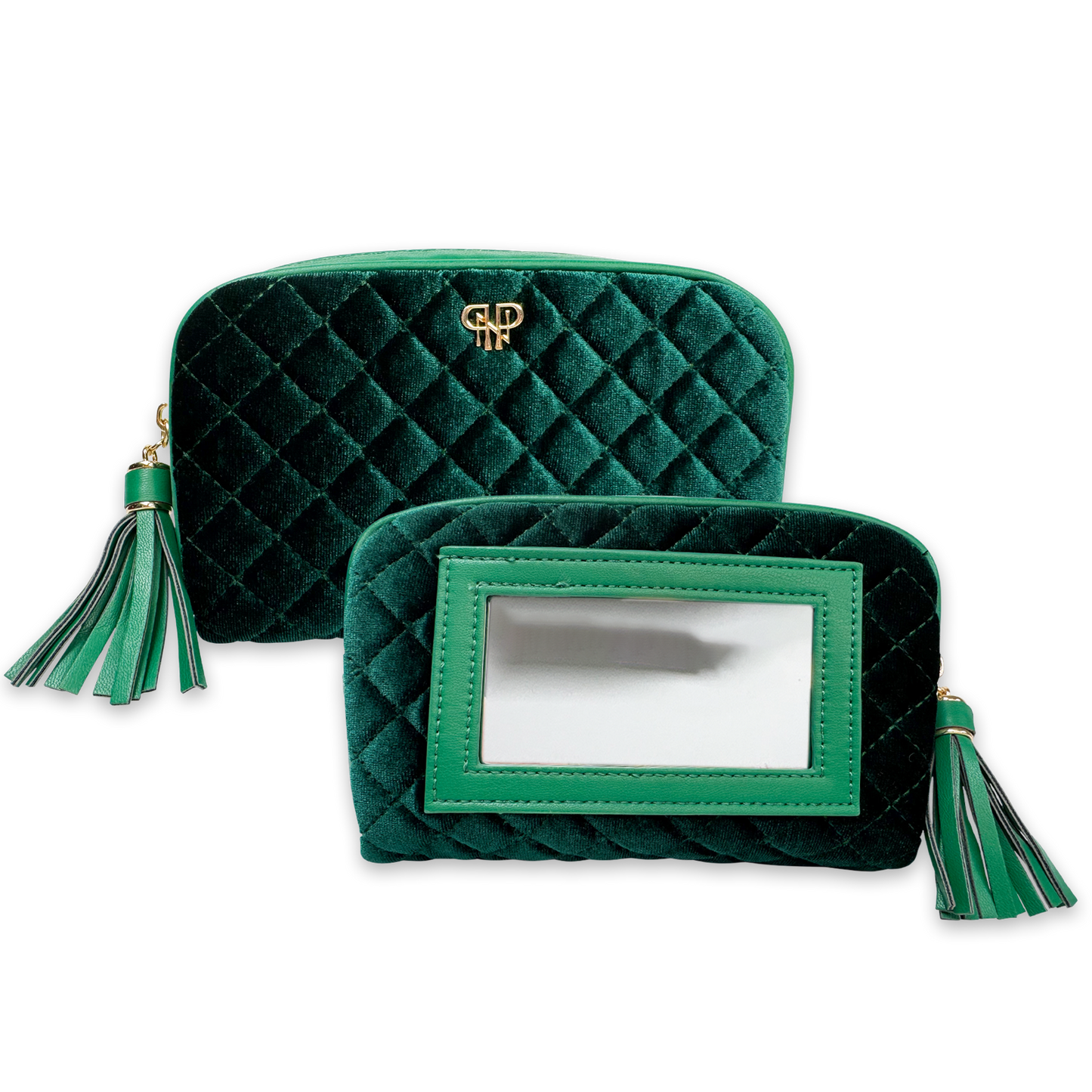 Glam Makeup Case - Emerald Velvet