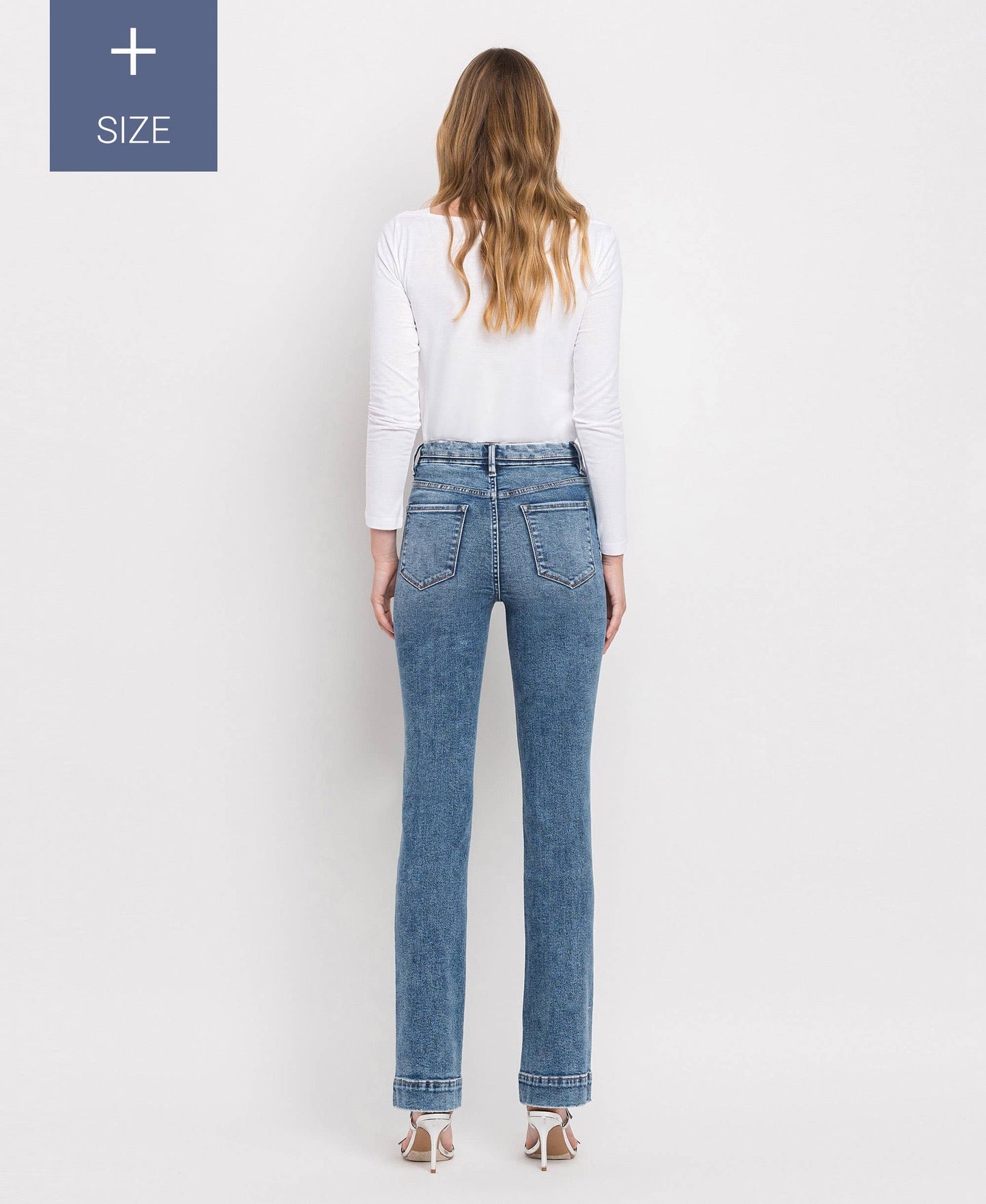 The Erica - High Rise Bootcut Jeans - Peacock Curves Collection