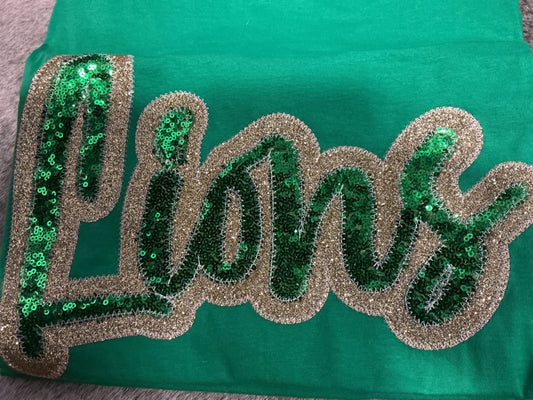 Lions Sequins T-Shirts