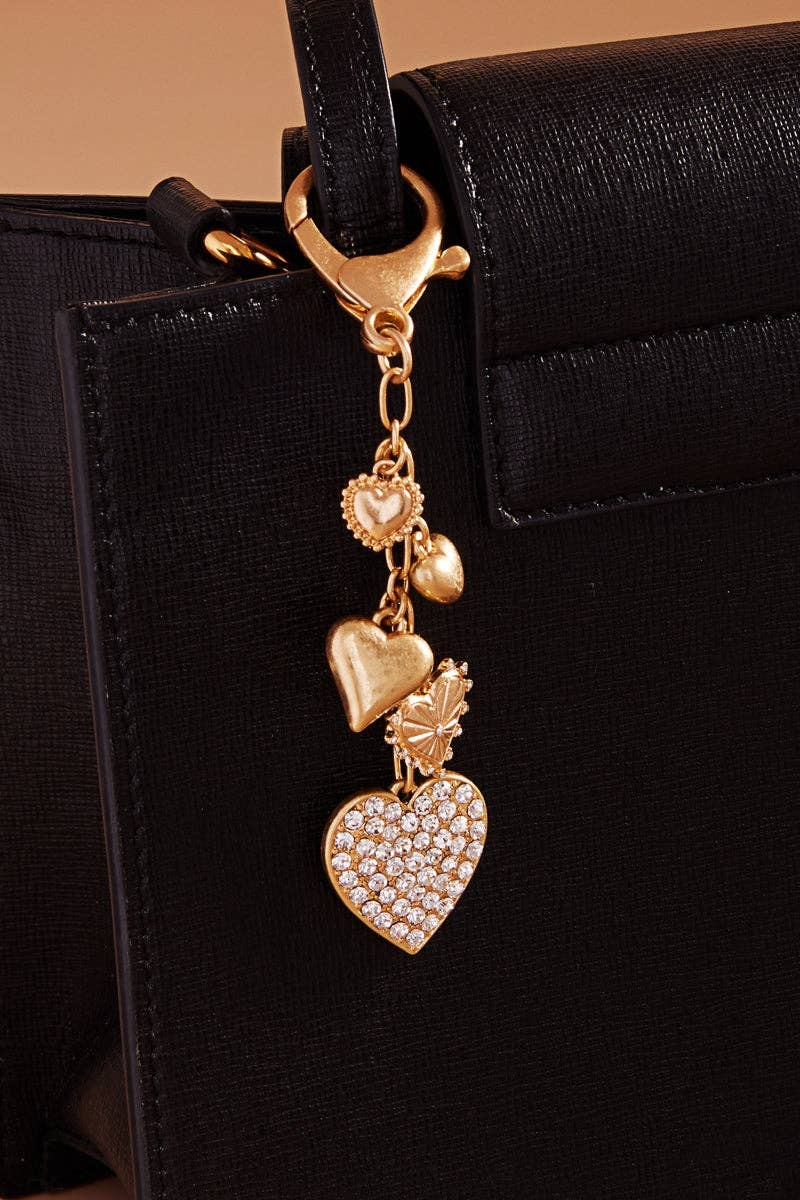 Follow your Heart  Bag Charm/ Keychain