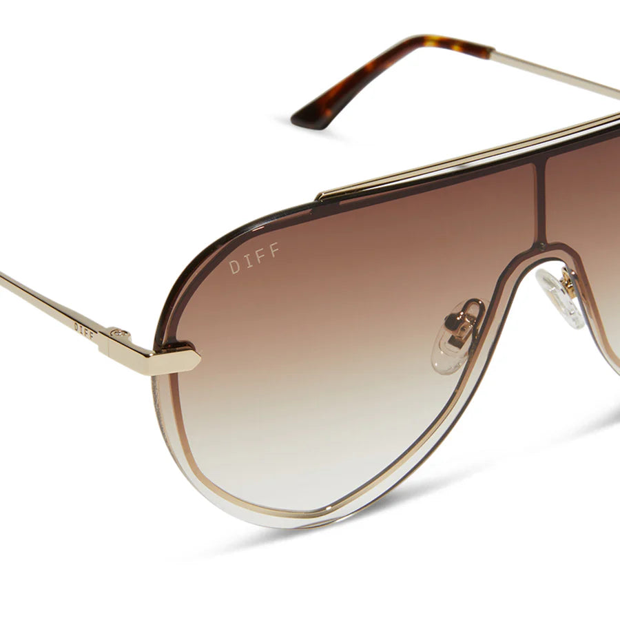 DIFF Imani Gold Sunglasses