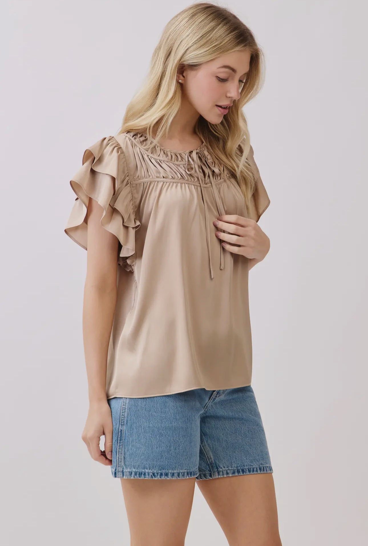 The Nova Top • Taupe