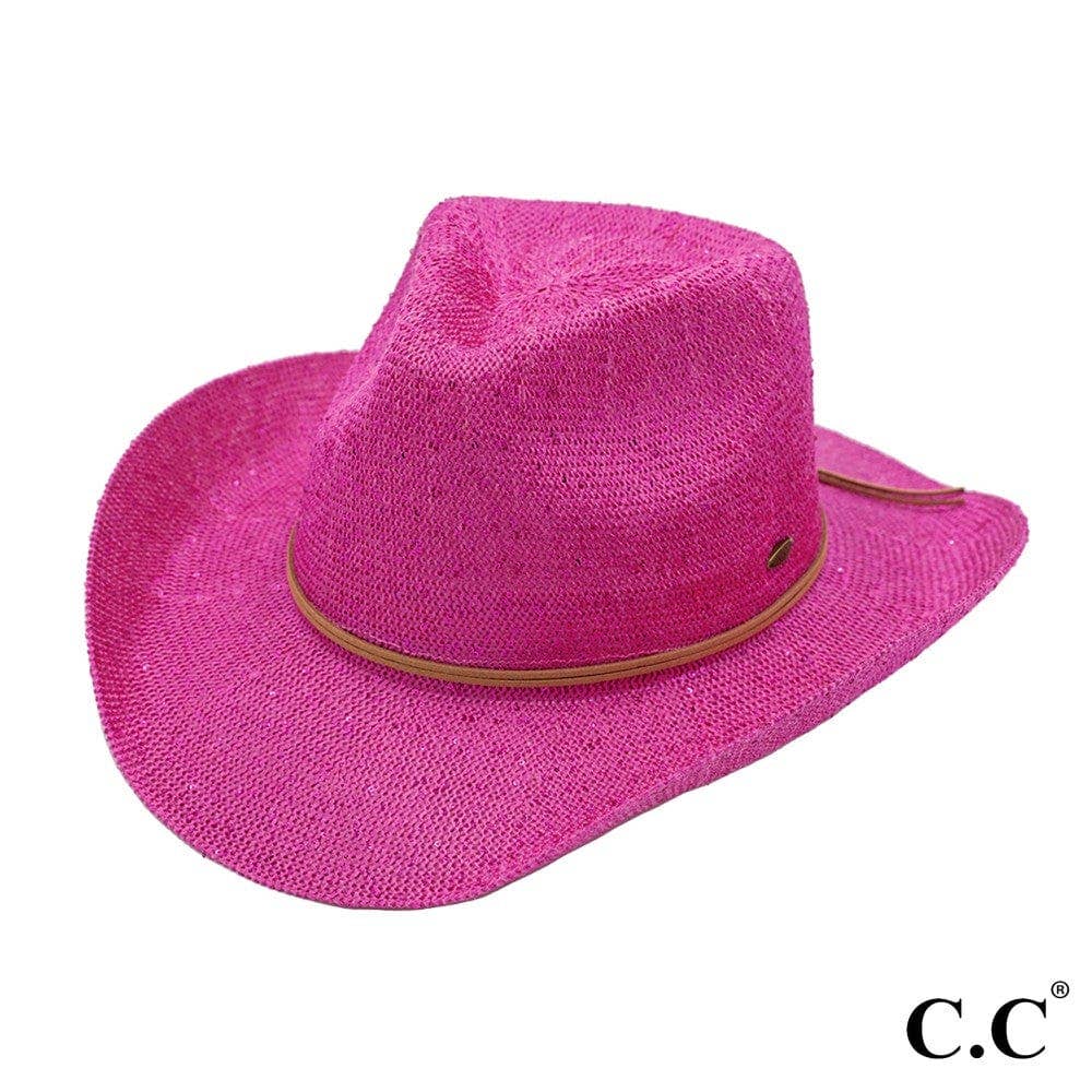 The Dolly Sequin Detail Cowboy Hat