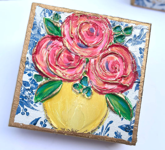 Chinoiserie Floral block |