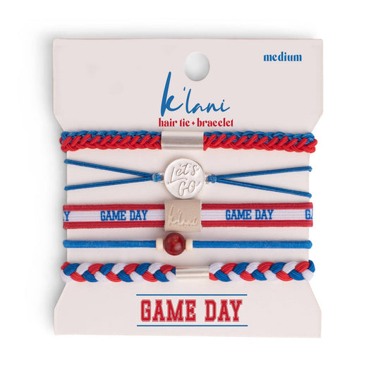 Game Day Red Blue white