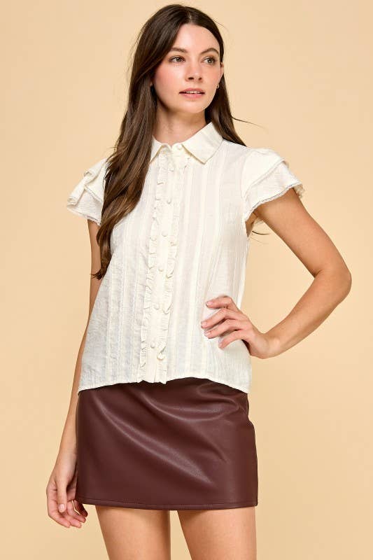 Ivory Whisper Blouse